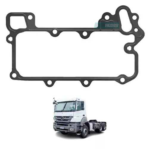 JUNTA PLACA RADIADOR OLEO MOTOR OM457 MB AXOR 3344 31314144 1933 2036 2041 2536 