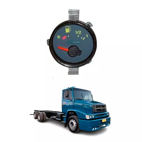 INDICADOR MANOMETRO COMBUSTIVEL PAINEL POLLAK 12V MB 1620 1215 1720  (0035422003