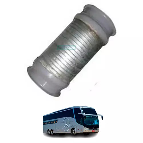 TUBO FLEXIVEL ESCAPAMENTO MB ONIBUS O500 4.1/2''X260MM INOX (6344900565-F3049)