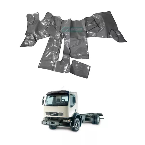 TAPETE VINIL CINZA VOLVO VM 23 CABINE SIMPLES (PUES606C)