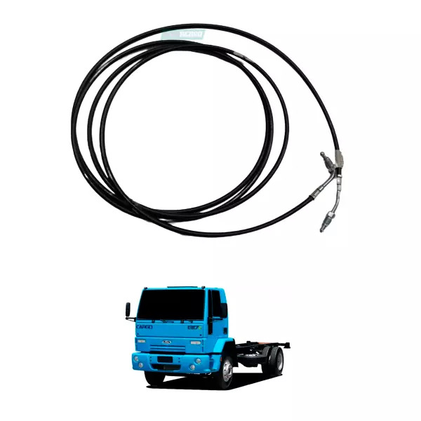 TUBO LIGACAO CILINDRO MESTRE CILINDRO AUXILIAR EMBREAGEM FORD CARGO 1317E 4X2 20