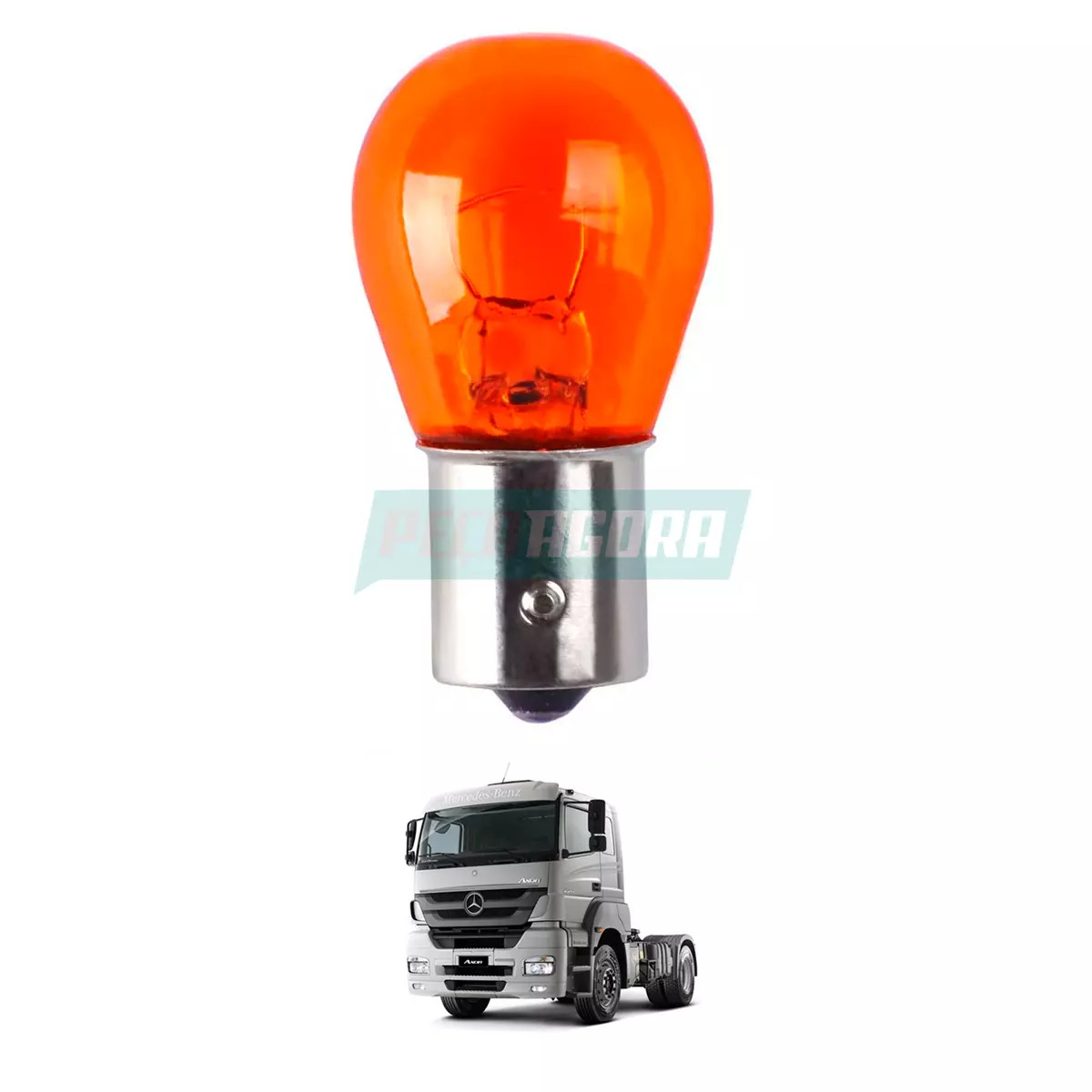 Nino F-121A - Farol Auxiliar De Milha (longo Alcance) Retangular 155x90mm Amarelo Lado Esquerdo/direito Com Lente De Vidro Para Lâmpada H3 Mercedes-Benz Scania Caminhões Série 3 (tamanho 155 X 90 Mm