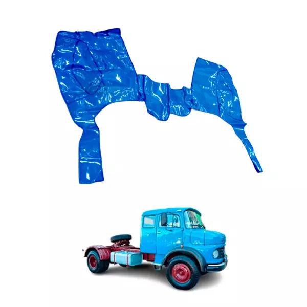 TAPETE VINIL AZUL MB 1519 CABINE DUPLA (PUES808A)