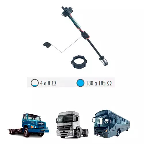 BOIA TANQUE 210L 300L MB ATEGO AXOR OF1730 OF1722 O500 1620 1938 2638 L1620 2003