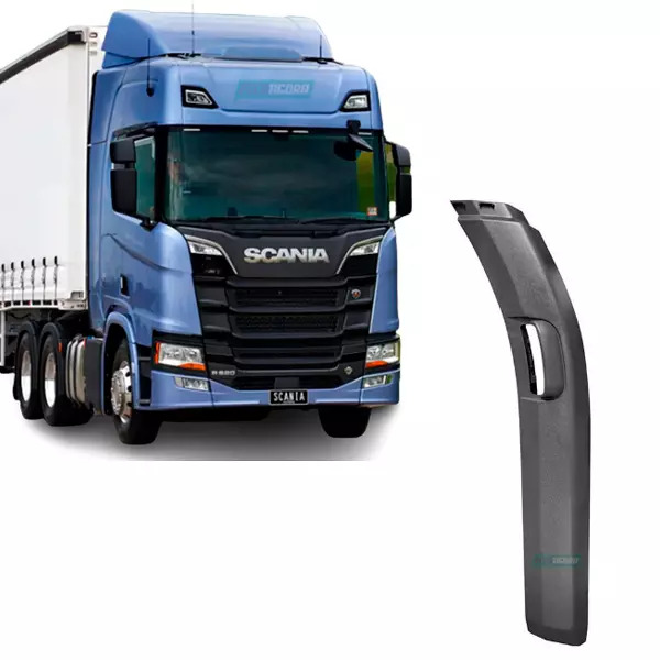 ACABAMENTO DIANTEIRO DIREITO PARALAMA CABINE SCANIA NTG SERIE S 2019... 770MM (2