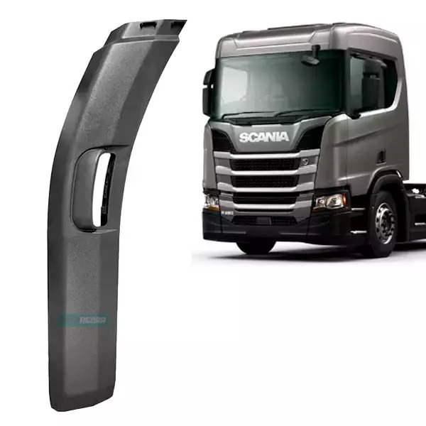 ACABAMENTO DIANTEIRO ESQUERDO PARALAMA CABINE SCANIA NTG SERIE S 2019... 770MM (