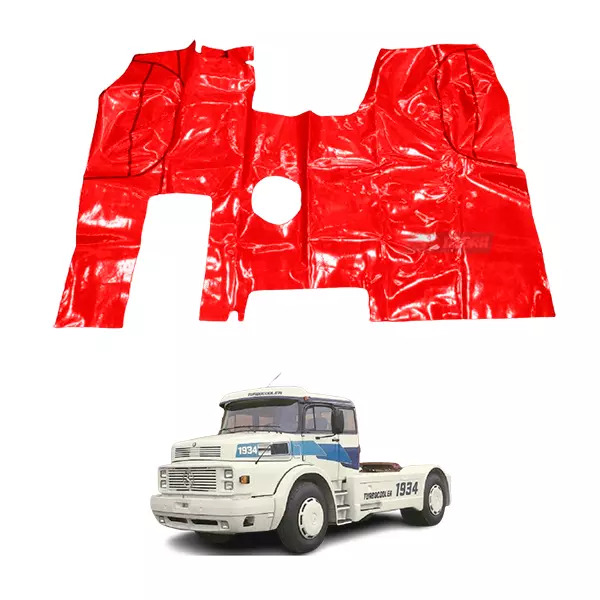 TAPETE VINIL VERMELHO MB 1932 1933 1934 COM LEITO (PUES813V)