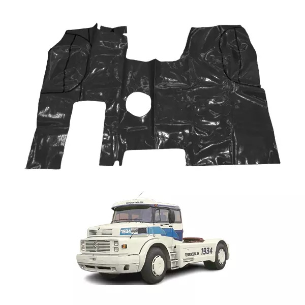 TAPETE VINIL PRETO MB 1932 1933 1934 COM LEITO (PUES813P)