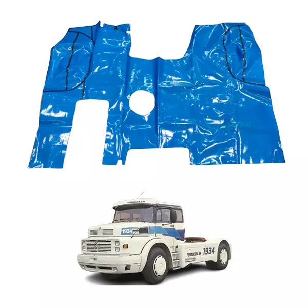 TAPETE VINIL AZUL MB 1932 1933 1934 COM LEITO (PUES813A)