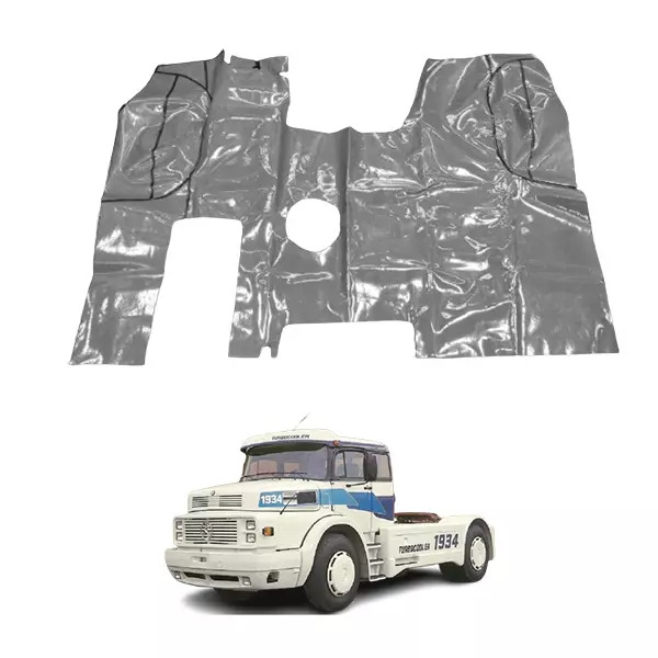 TAPETE VINIL CINZA MB 1932 1933 1934 COM LEITO (PUES813C)