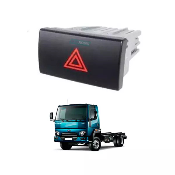 BOTAO PISCA ALERTA FORD CARGO 815 1119 (CC4513A350BA.)