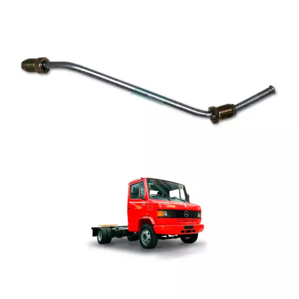 CONJUNTO TUBULACAO LIGACAO FREIO DIANTEIRO ESQ MB 709 811 812 911 912 (669420022