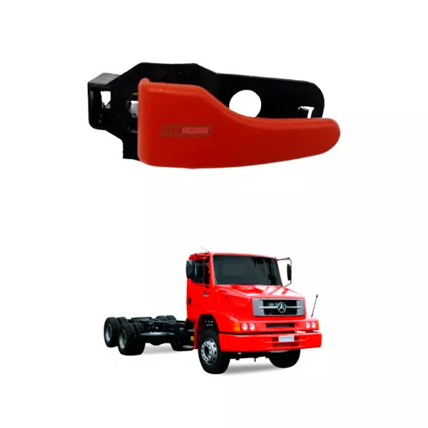 MACANETA INTERNA PORTA ESQUERDA  MERCEDES BENZ 1620 BICUDO   (6947607061-50287)