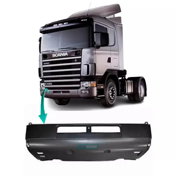 PARACHOQUE CENTRAL SCANIA CAMINHAO P T R SERIE 4 (1324596-1400213)
