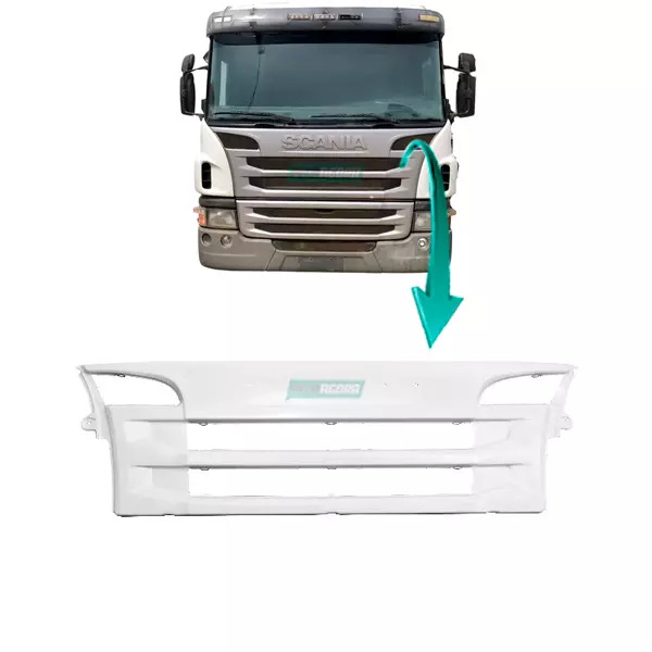 GRADE FRONTAL SUPERIOR SCANIA P G R - SERIE 6 CABINE P 2011 A 2018 FERRO (193093