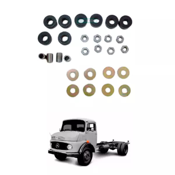 REPARO DO TIRANTE RADIADOR MERCEDES BENZ CABINE 344 331 350 (3225001415)