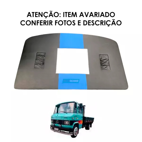 FORRO TETO COM AVARIA MB 608 708 COM BOLSA AZUL PVC VELUDO (M087022-AVA)