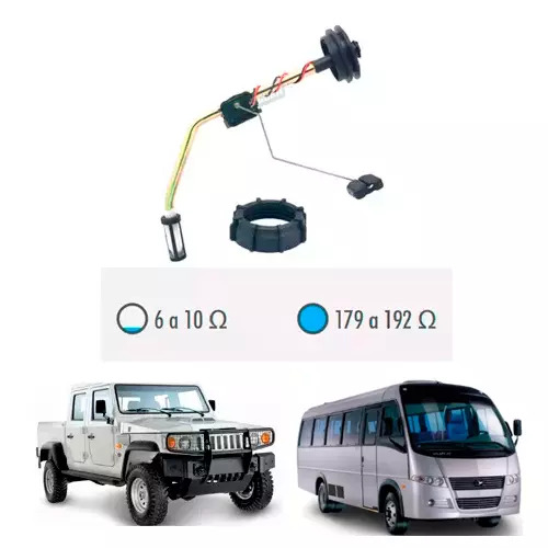 BOIA TANQUE PLASTICO 150L AGRALE MARRUA 2006... W8 W9 CAMINHAO MICROONIBUS 2005 