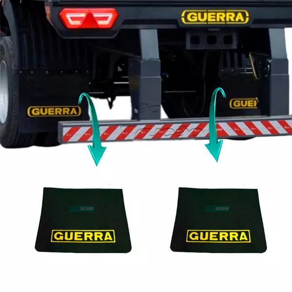 PAR PARABARRO CARRETAS GUERRA 54 X 70 CM - LOGO INFERIOR AMARELO (CX.50010110050