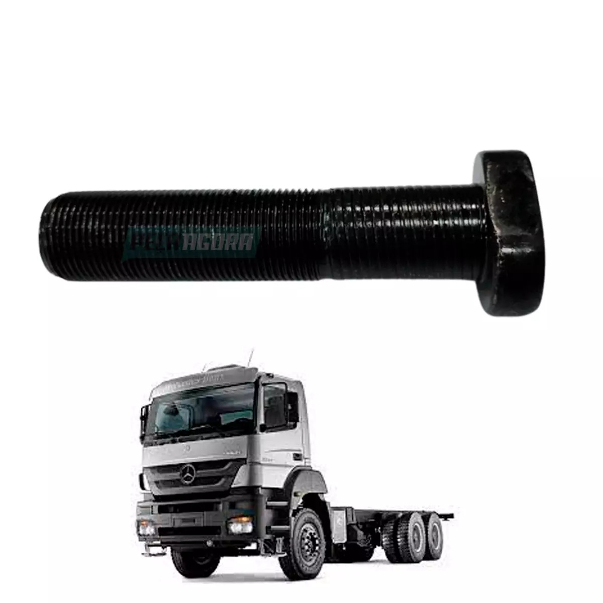 CAIXA 5 PARAFUSO RODA TRASEIRO M22X1,5X98X108,5 RECARTILHADO MB AXOR ATEGO 12 EM