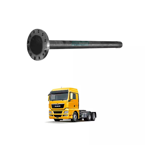 SEMI EIXO DIFERENCIAL MAN TGX - DUPLA ESTRIA COM BLOQUEIO - VW TGX 28440 29440 3