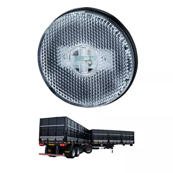 LANTERNA LATERAL GUERRA LED BIVOLT CRISTAL SEM SUPORTE AV (210102016-L30113CR)