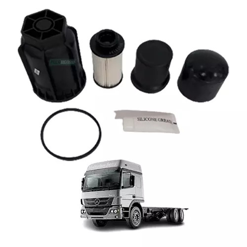 KIT ELEMENTO FILTRANTE BOMBA ARLA MB ATEGO AXOR ACCELO MERCEDES BENZ (0001421089