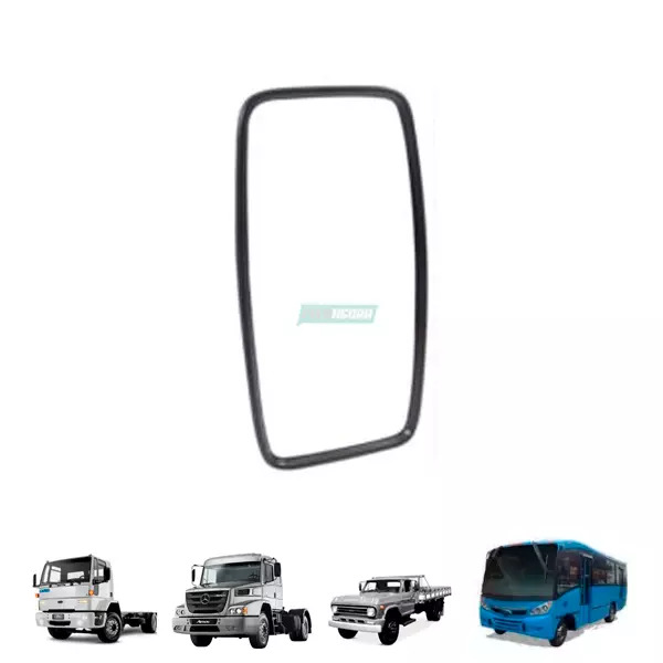 ESPELHO RETROVISOR CAMINHAO ONIBUS FORD MB GM VIDRO PLANO (T11857515A-3258101016