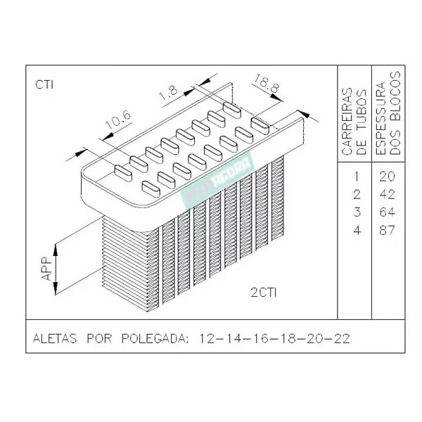 BLOCO COLMEIA FORD CARGO 2630 4030 VW 26300 40300 (28265-RV8265)