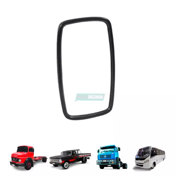 ESPELHO UNIVERSAL PEQUENO CAMINHAO ONIBUS PICK UP KOMBI TRAILLER (3258101017-LS3