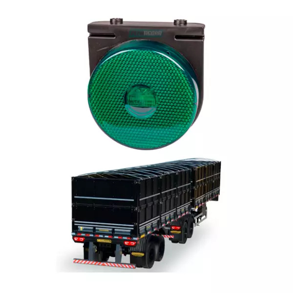 LANTERNA LATERAL GUERRA LED BIVOLT COM SUPORTE MO (L30110VD-210102016)