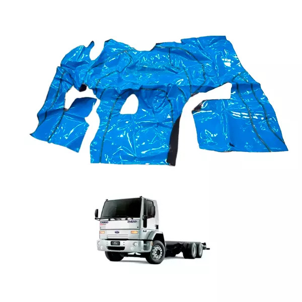 TAPETE VINIL AZUL FORD CARGO COM CAPO BANCO A AR ATE 2011 (PUES246A)