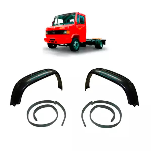 KIT PAR PARALAMA FIBRA PAR BORRACHA DEBRUM MB 709 710 912 914  (K.6889877035-688