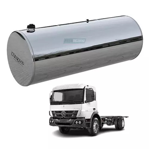 TANQUE COMBUSTIVEL INOX INFINITY 400 ML UNIVERSAL REDONDO FIXACAO ATRAS DA CABIN