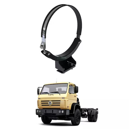 SUPORTE CINTA BAIXO LATERAL ESQUERDA PRETO ARLA FIXACAO ATRAS DA CABINE VOLKESWA