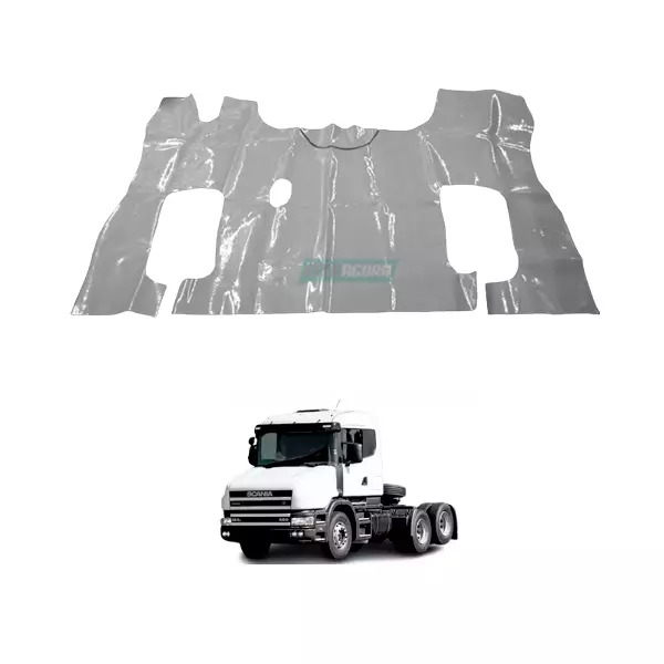 TAPETE VINIL CINZA PARA SCANIA 114 124 1998 BICUDA (PUES409C)