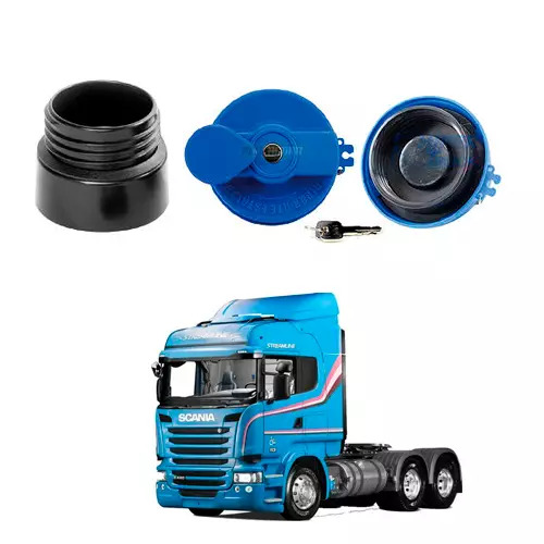 TAMPA TANQUE COM GARGALO COM CHAVE ARLA SCANIA SERIE S5 (2158045-S315E)