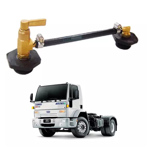 KIT TANQUE INTERLIGACAO INFERIOR PLASTICO 38MM  FORD  CARGO CARGO PESADO IVECO E