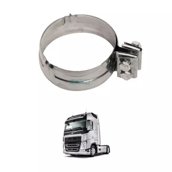 ABRACADEIRA TUBO ESCAPE GALVANIZADO FH NH FM TODOS ATE 2015 (20455908-F7710A)