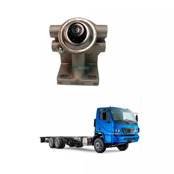 CABECOTE FILTRO RACOR 16MM MB ACCELO ATEGO AXOR ROSCA 1POLX14 MERCEDES BENZ  (37