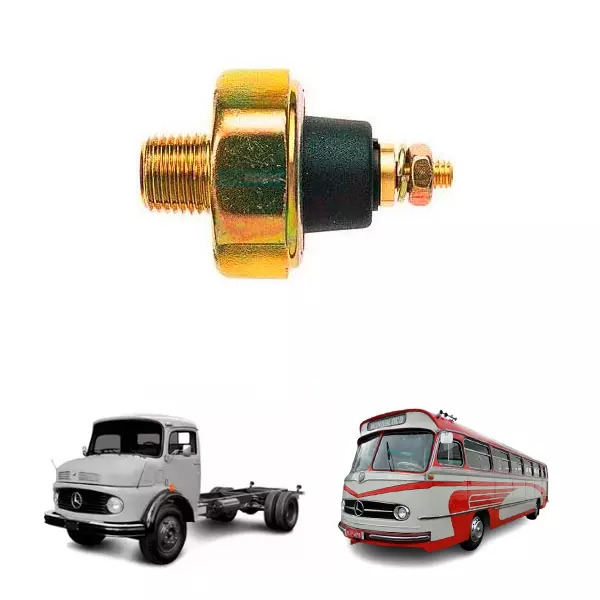 INTERRUPTOR PRESSAO OLEO MBB 1111/1113 BUS O312 O321 SEM MANOMETRO (3455427117_)