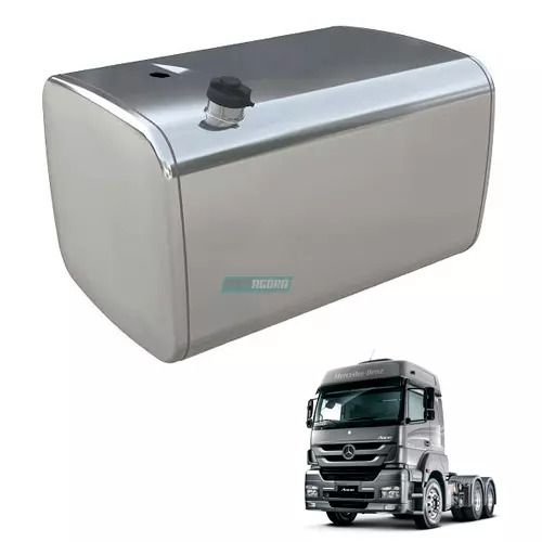 TANQUE COMBUSTIVEL ALUMINIO RETANGULAR 230L BOIA ENCAIXE ESQ MERCEDES BENZ AXOR 