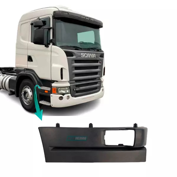 MOLDURA ESTRIBO DIR INFERIOR SCANIA SERIE 5 CABINE R (1779121-L60415)