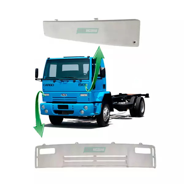 KIT GRADE FRONTAL COM ABERTURA E CAPO MOTOR FORD CARGO 712 814 815 815E 816 915 