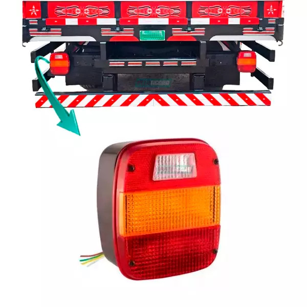 LANTERNA TRASEIRA ESQ FORD F4000 (4C3513405AB)