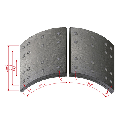 LONA FREIO TRASEIRO 4710T X (2TJ698159*)