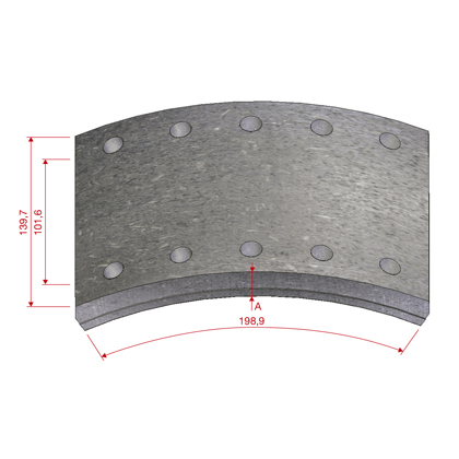 LONA FREIO ( 1X ) (4195BX)