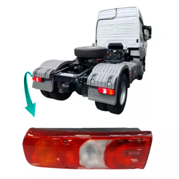 LANTERNA TRASEIRA ESQUERDO COM VIGIA SEM SIRENE MB AXOR ACTROS 2017... (00354417