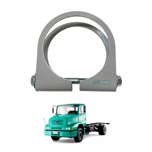 ABRACADEIRA TUBO SAIDA SILENCIOSO 3.1/2 MB 1620 1622 1718 1218 1418 1996 A 2011 