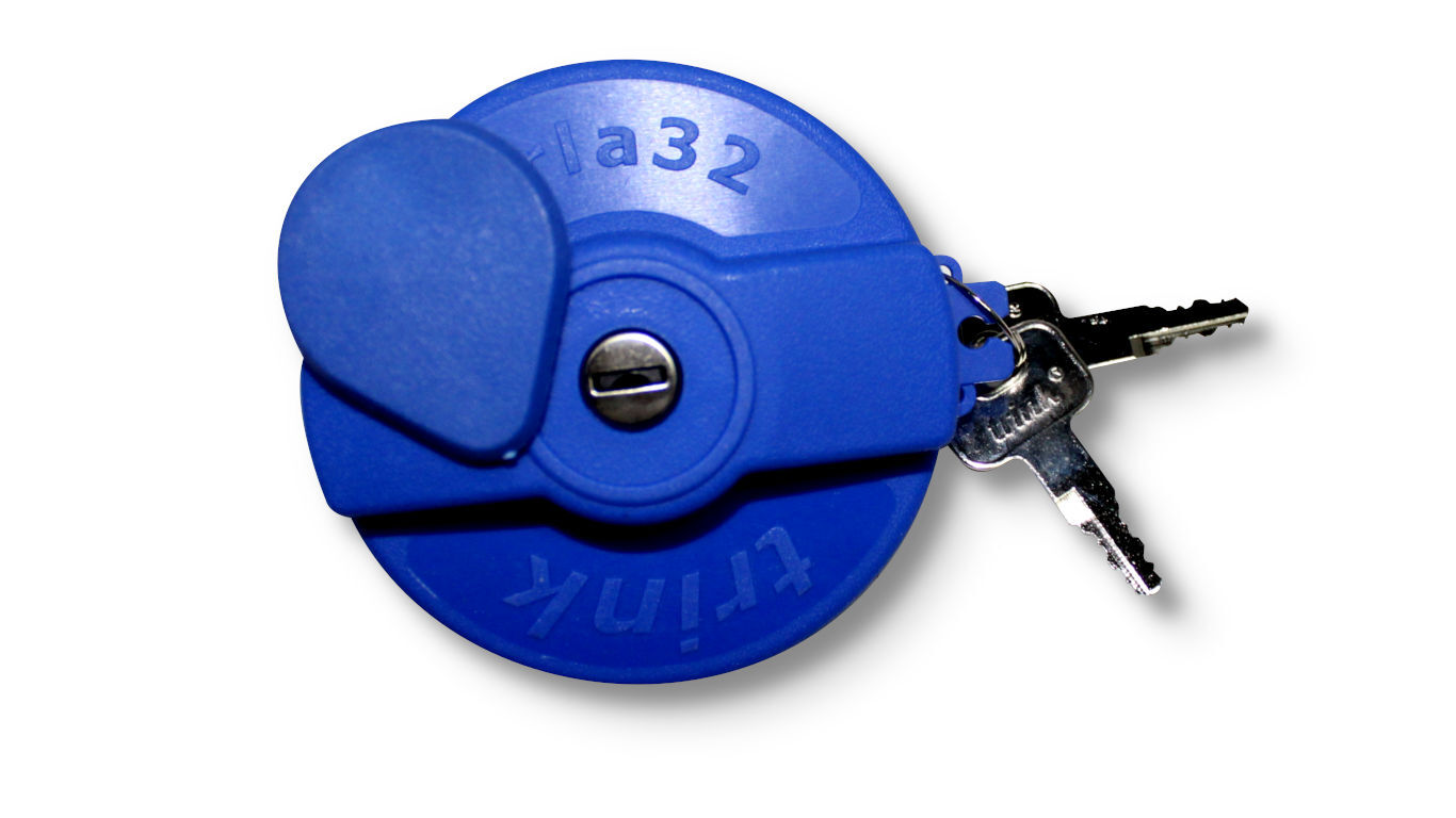 TAMPA COMBUSTIVEL PARA IVECO STRALIS TECTOR COM TRAVAS LATERAIS EURO 5 (50002577